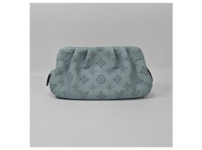 Louis Vuitton Bolso bandolera mini Scala de piel Mahina azul - vista 3