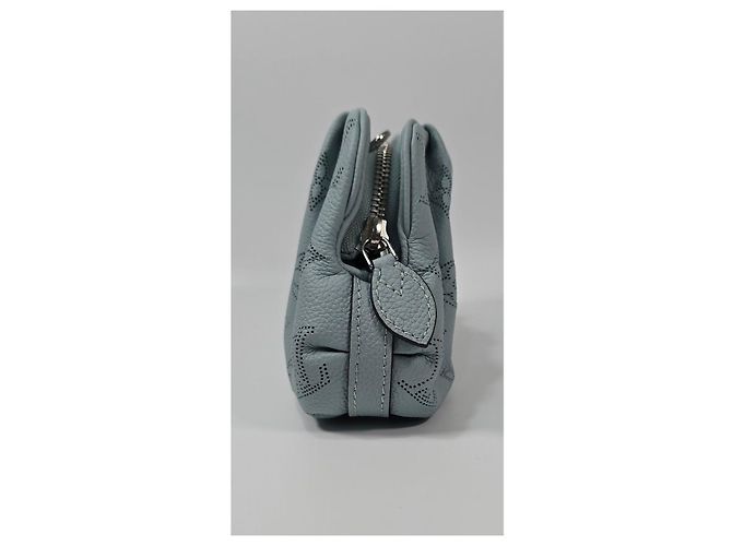 Louis Vuitton Bolso bandolera mini Scala de piel Mahina azul - vista 4
