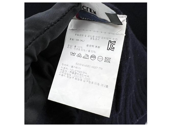 Moncler Genius Wool Knit Sweater Navy Blue - view 6