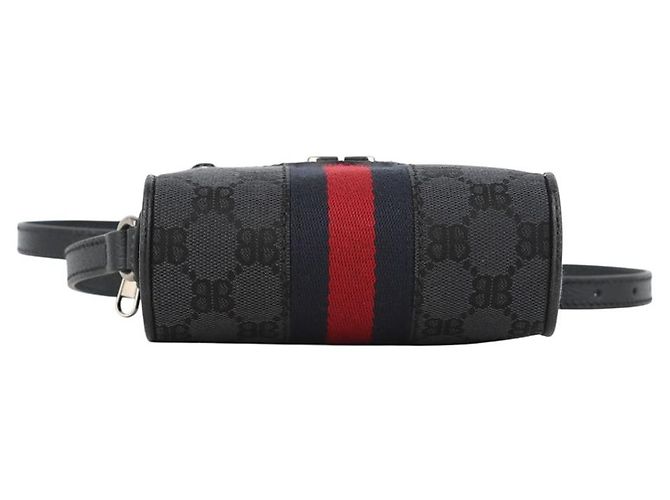 Gucci Borsa a tracolla Balenciaga Hacker Project BB Supreme Ophidia Nero - vista 6
