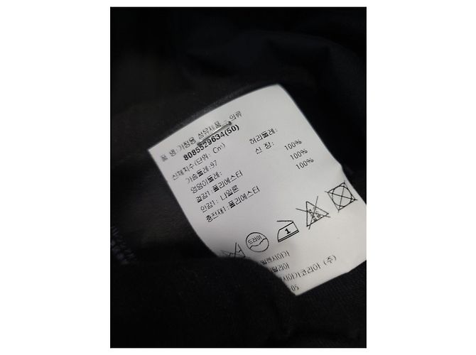 Balenciaga Logo Quilted Down Jacket Black - view 7