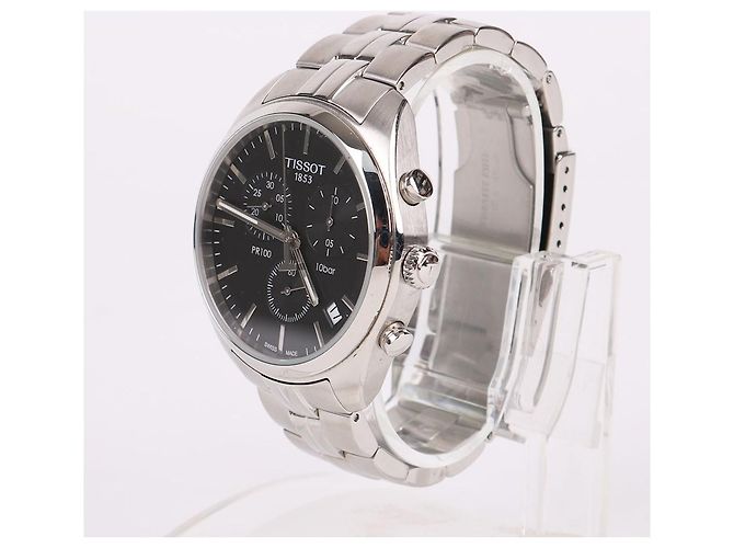 Tissot Orologio Chrono da Uomo in Acciaio con Quadrante Nero Multicolore - vista 2