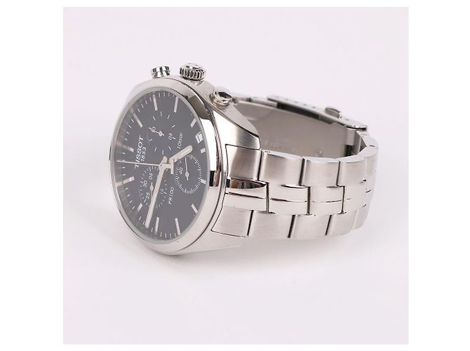 Tissot Orologio Chrono da Uomo in Acciaio con Quadrante Nero Multicolore - vista 5