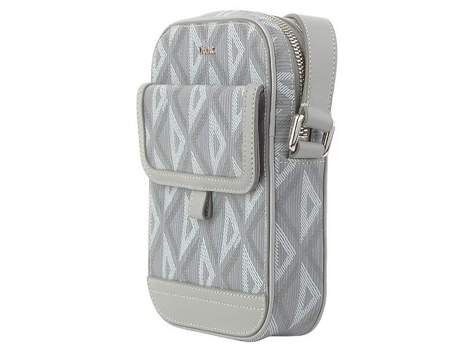 Dior Borsa a Tracolla Verticale Hit the Road Argento - vista 2