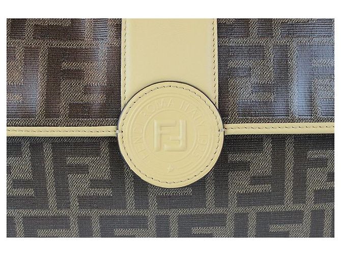 Fendi Borsa a tracolla tote doppia Bianco - vista 11