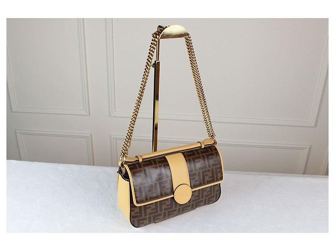 Fendi Borsa a tracolla tote doppia Bianco - vista 18