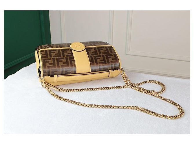 Fendi Borsa a tracolla tote doppia Bianco - vista 19