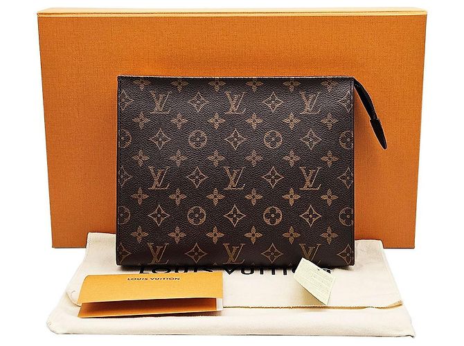 Louis Vuitton Pochette Toilette Monogram NM Clutch Bag Nero - vista 3