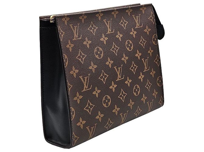 Louis Vuitton Pochette Toilette Monogram NM Clutch Bag Nero - vista 4