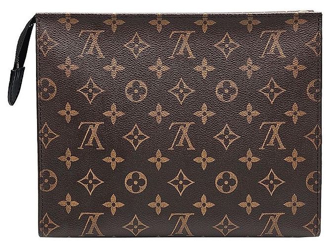 Louis Vuitton Pochette Toilette Monogram NM Clutch Bag Nero - vista 5