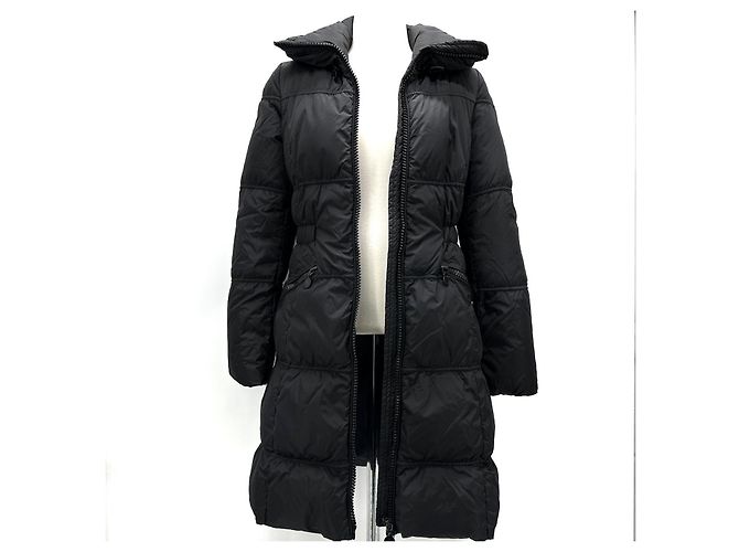 Moncler Damen Lang Daunenjacke Schwarz - Ansicht 3