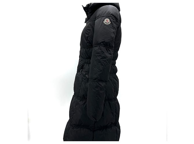 Moncler Damen Lang Daunenjacke Schwarz - Ansicht 4
