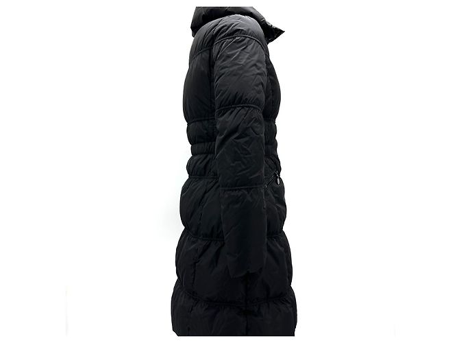 Moncler Damen Lang Daunenjacke Schwarz - Ansicht 5