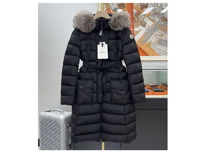 Abrigo largo de plumón KHLOE para mujer Moncler Negro - vista 2