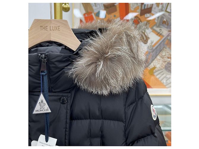 Abrigo largo de plumón KHLOE para mujer Moncler Negro - vista 4