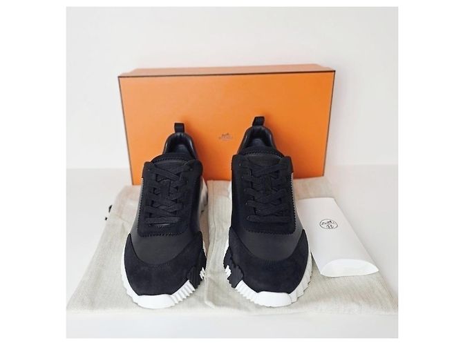 Hermès Bouncing Sneakers Scarpe sportive da uomo Noir Argento - Ansicht 12