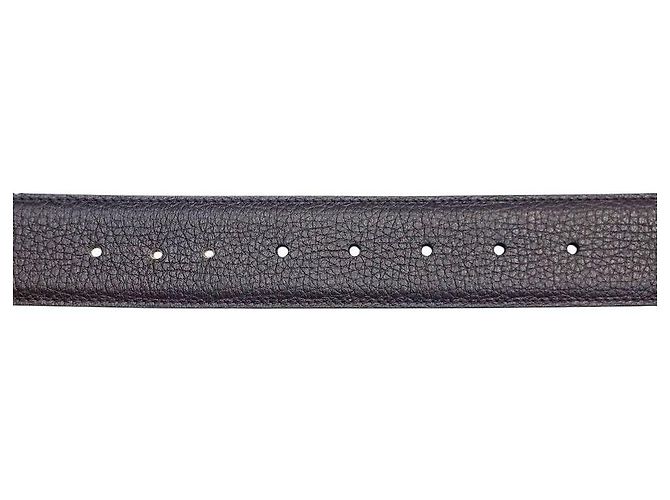 Gucci Interlocking Leather Belt Brown - view 4