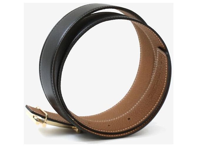 Hermès Double Buckle Reversible Belt Black - view 4