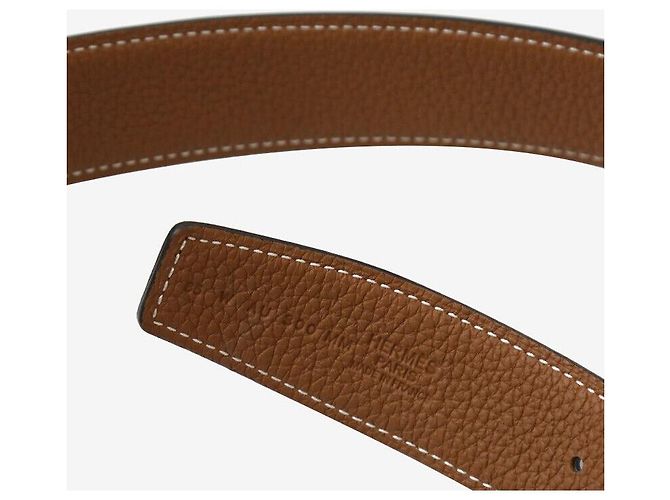 Hermès Double Buckle Reversible Belt Black - view 7
