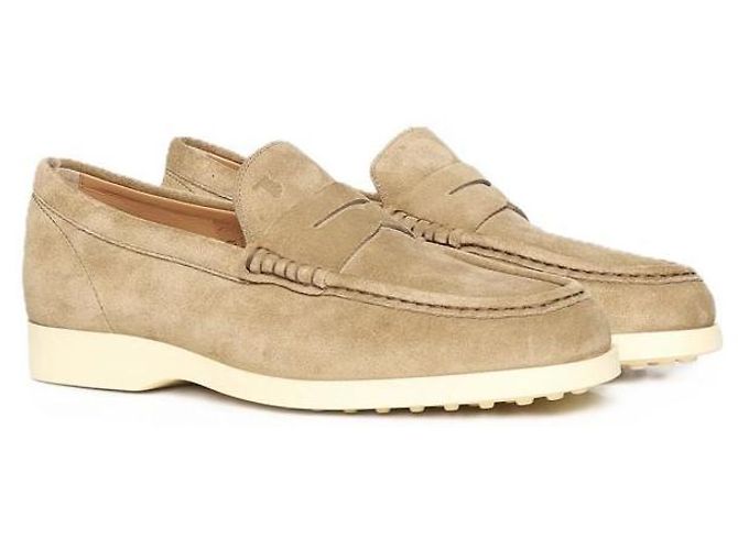 Tod's Mocassini in scamosciato - vista 4