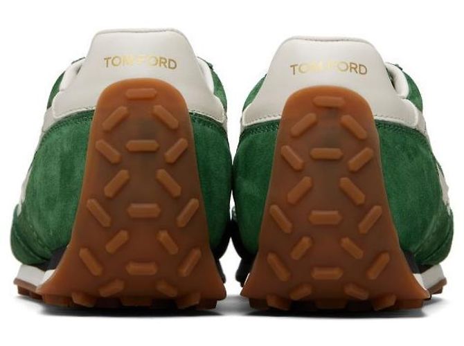 Tom Ford Sneakers in mix di scamosciato - vista 6