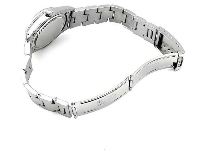 Rolex Relógio de aço Branco - vista 4