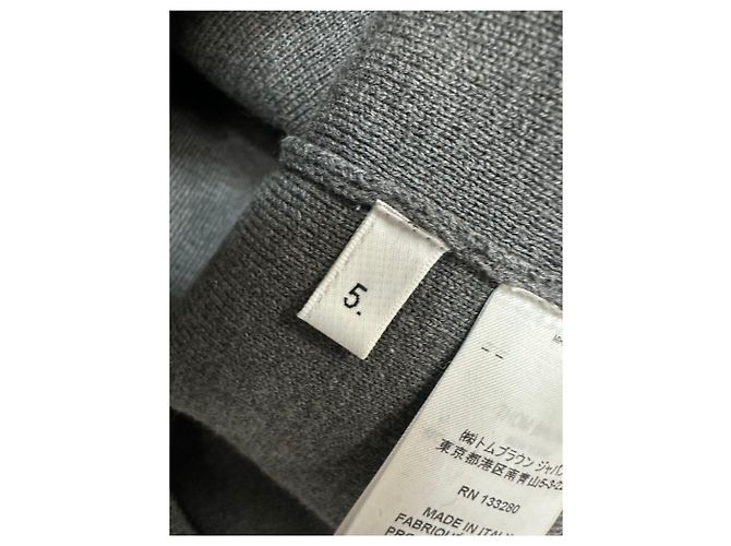 Thom Browne Milano Stitch Knit Black - view 7