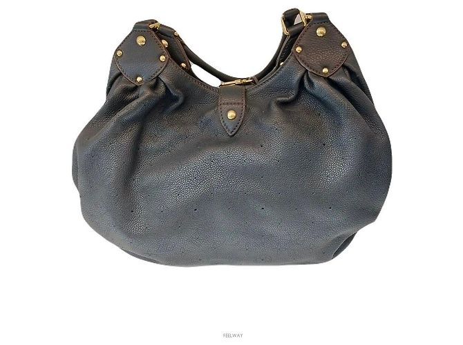 Louis Vuitton Borsa a Spalla Monogram Mahina Marrone - vista 2