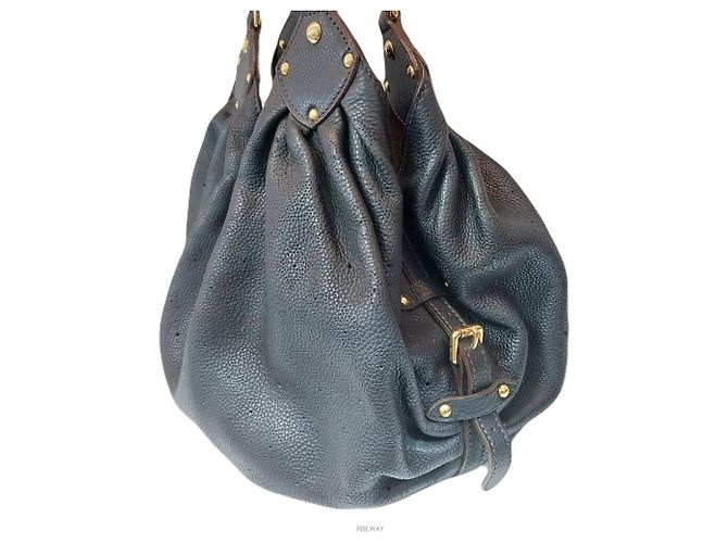 Louis Vuitton Borsa a Spalla Monogram Mahina Marrone - vista 3