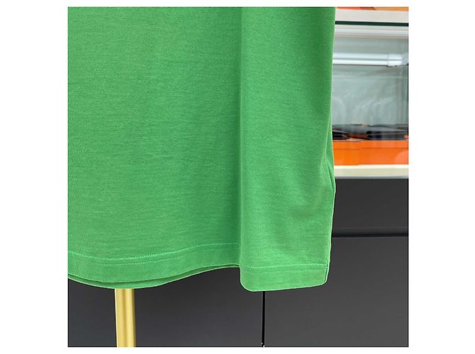 Louis Vuitton LV Kurzarm-T-Shirt mit Stickerei Grün - Ansicht 4