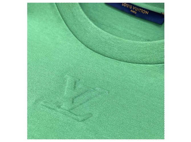Louis Vuitton LV Kurzarm-T-Shirt mit Stickerei Grün - Ansicht 8