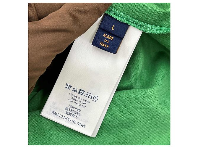 Louis Vuitton LV Kurzarm-T-Shirt mit Stickerei Grün - Ansicht 9