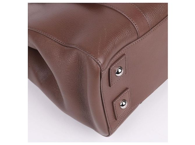 Mulberry Borsa a tracolla media Bayswater Double Zip marrone - vista 10