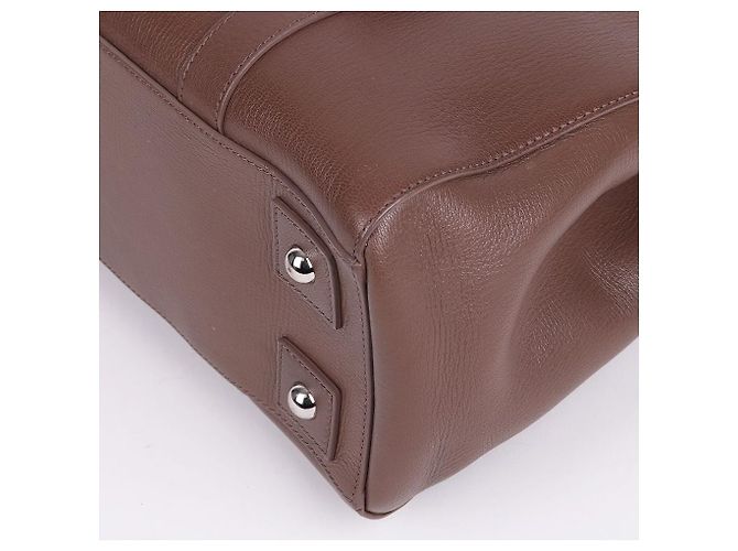 Mulberry Borsa a tracolla media Bayswater Double Zip marrone - vista 11