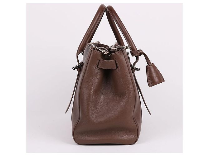 Mulberry Borsa a tracolla media Bayswater Double Zip marrone - vista 4