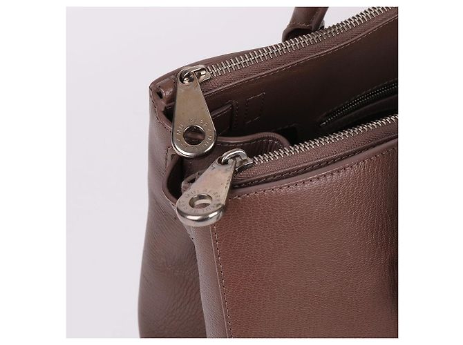 Mulberry Borsa a tracolla media Bayswater Double Zip marrone - vista 7