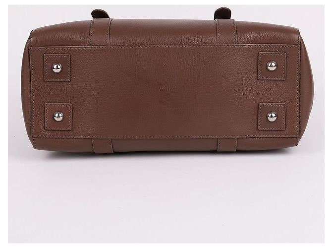 Mulberry Borsa a tracolla media Bayswater Double Zip marrone - vista 9