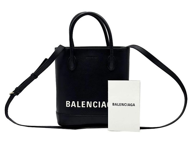 Balenciaga Tote Everyday in pelle nera XXS Nero - vista 3