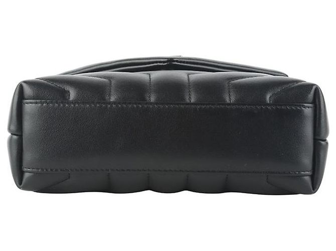 Saint Laurent Borsa a tracolla Monogram Lulu Toy Nero - vista 6