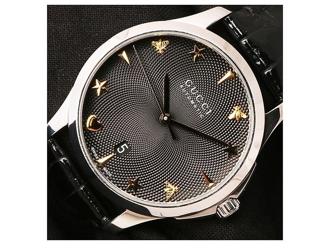 Gucci Orologio Automatico G-Timeless Gold Nero - vista 3