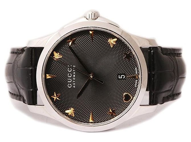 Gucci Orologio Automatico G-Timeless Gold Nero - vista 4