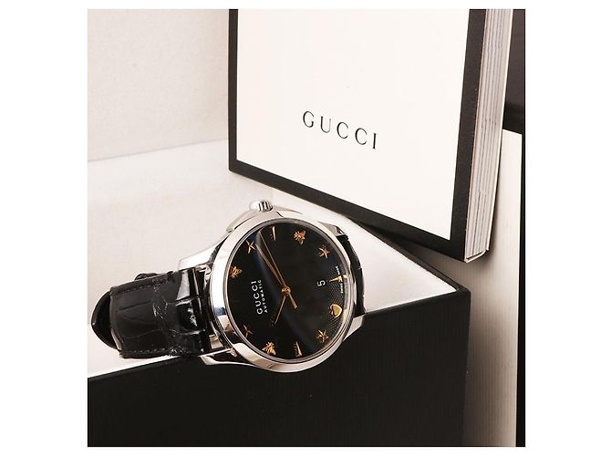 Gucci Orologio Automatico G-Timeless Gold Nero - vista 7