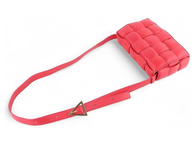 Bottega Veneta Borsa a tracolla Padded Cassette Rosso - vista 4