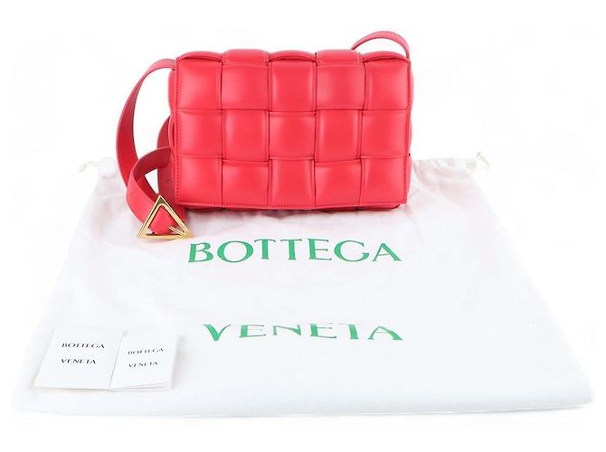Bottega Veneta Borsa a tracolla Padded Cassette Rosso - vista 8