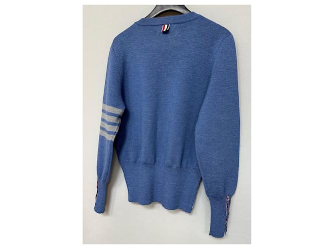 Thom Browne Milanostitch Knit Blau - Ansicht 5