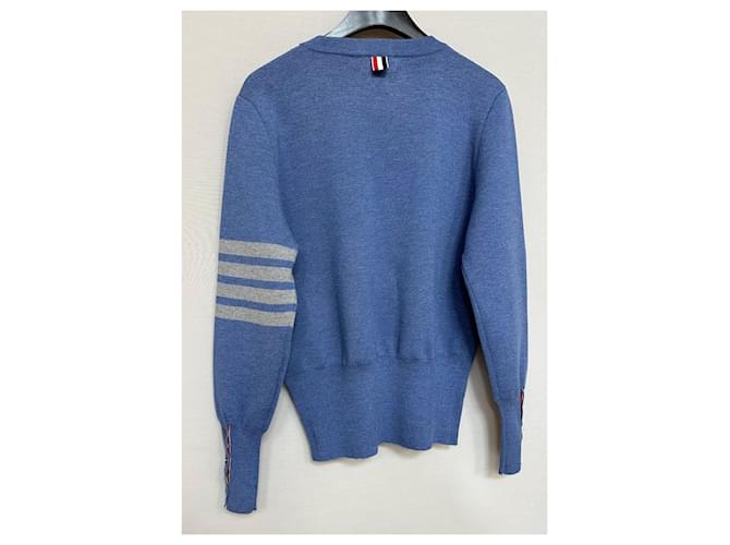 Thom Browne Milanostitch Knit Blau - Ansicht 6