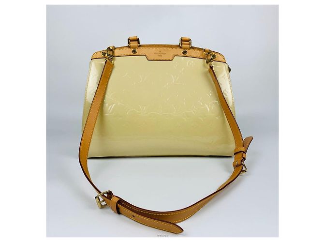 Louis Vuitton Borsa a tracolla Tote Vernis Brea GM Bianco - vista 2