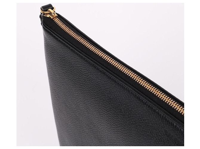 Balenciaga Clutch con tracolla larga e logo frontale Nero - vista 5