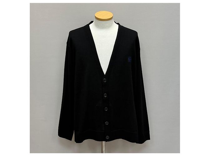 Loewe Wollstrickjacke mit Signature-Logo Silber - Ansicht 2