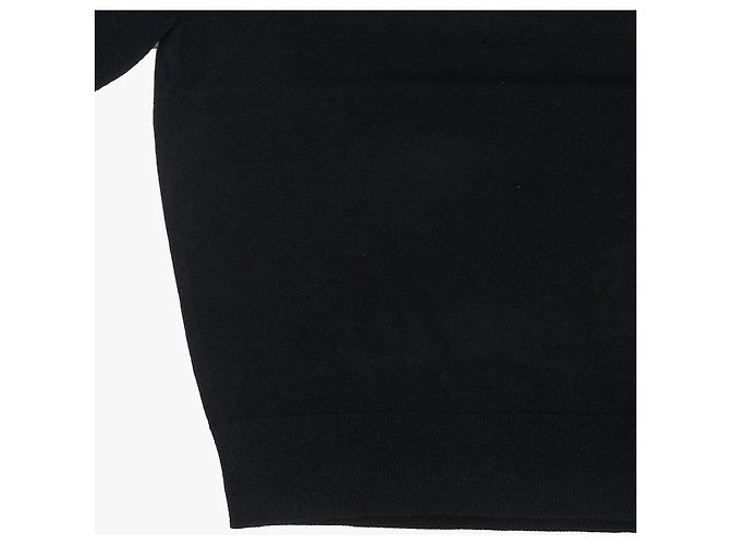 Acne Knit Face Logo Patch Knit Black - view 9